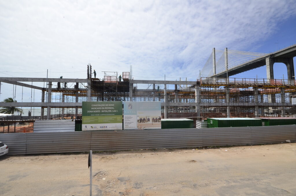 Construção do novo complexo turístico na redinha / foto: josé aldenir Construção do novo Complexo Turístico na Redinha / Foto: José Aldenir