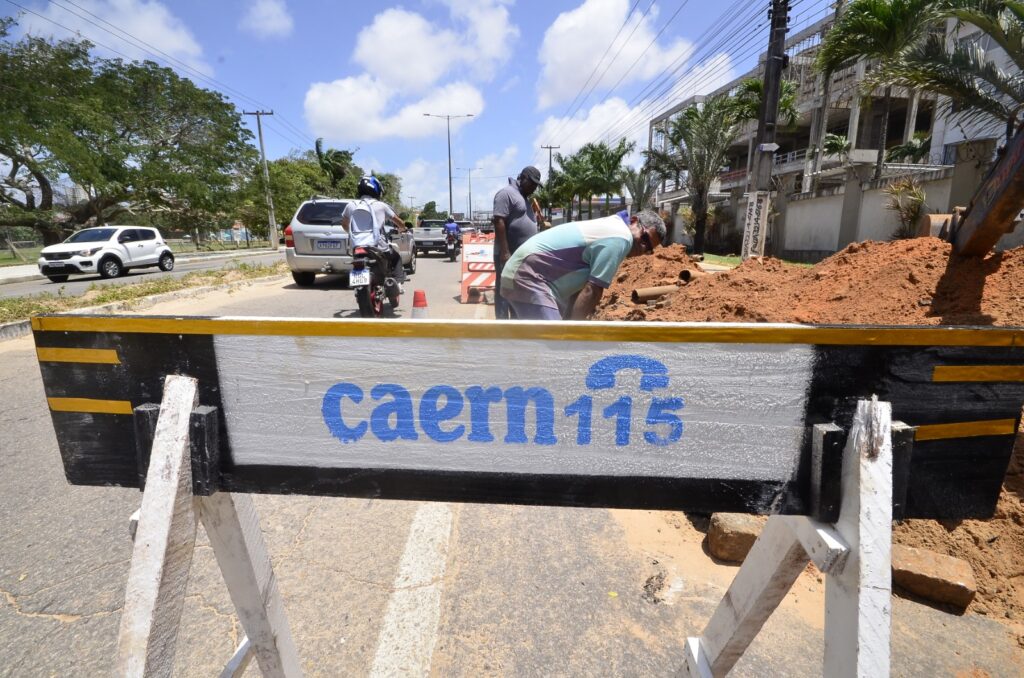 CaeRio Grande do Norte já está no trecho realizando o serviço de reparo no vazamento. Foto: José Aldenir/Agência Brasil