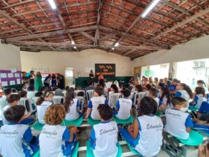 Ator Enio Cavalcante conversou com os estudantes - Foto: Reprodução/Instagram