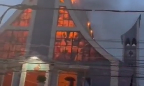 Igreja pega fogo após ser atingida por raio na grande são paulo | notícias do rio grande do norte Captura de tela 2023 10 08 131831