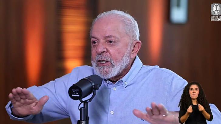 Lula diz ter conversado com líderes mundiais para tentar solução para o conflito. Foto: Canal Gov.