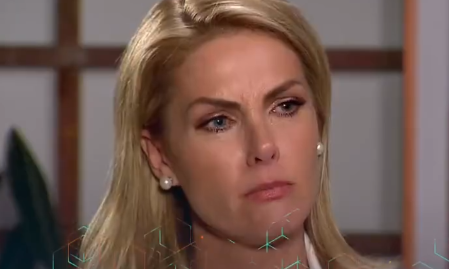 Ana Hickmann chora durante entrevista e fala de agressões / Foto: reprodução