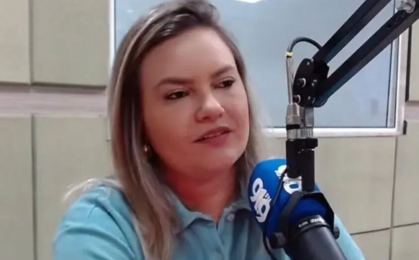 Pré-candidata a prefeita Joanna Guerra em entrevista à 91 FM - Foto: Reprodução
