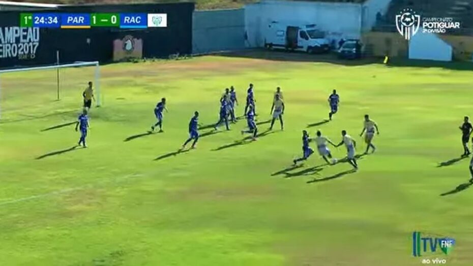 PaRio Grande do Norteamirim goleia Riachuelo no Barretão — Foto: TV FNF/Reprodução