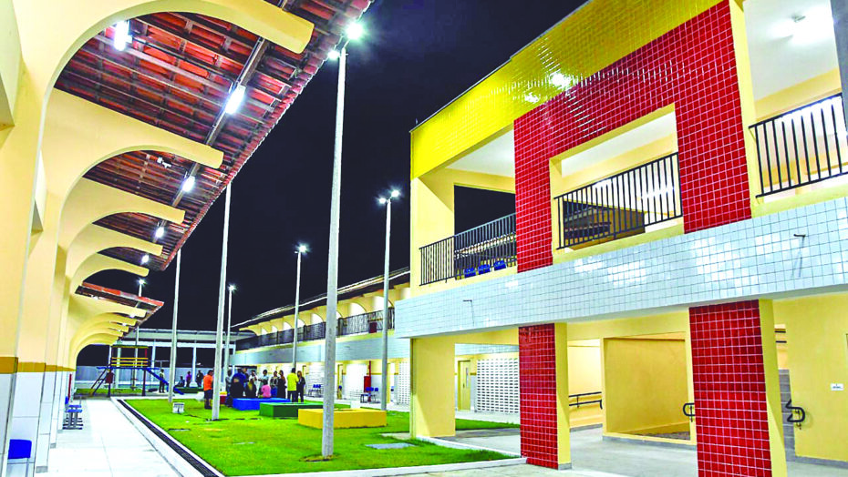 Primeira etapa da escola foi inaugurada no dia 26 de dezembro; ao todo, são investidos R$ 16 milhões na unidade. Foto: Joana Lima