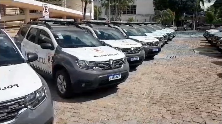 42 viaturas serão utilizadas pelas forças de segurança pública do estado. Foto: Reprodução/SESED