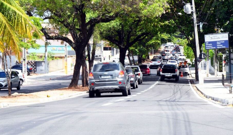 Rua São José recebeu novo asfalto e sinalização - Foto: STTU / Reprodução