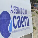 Caern está no local para reparo. Foto: José Aldenir/Agora RN.