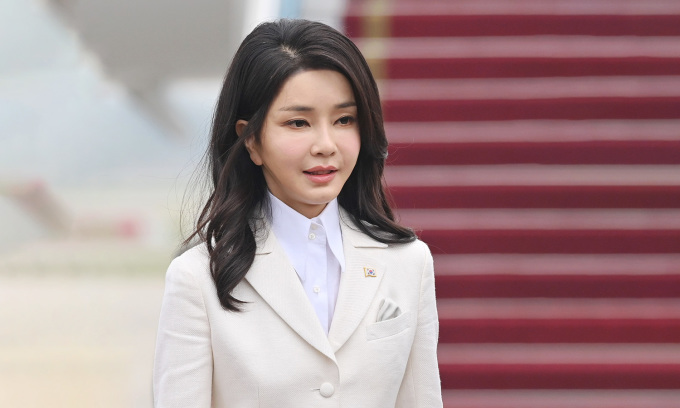 Kim Keon Hee, primeira dama da Coreia do Sul. Foto: Reprodução