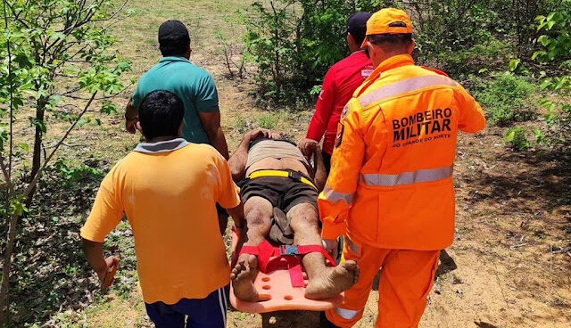 Segundo família, o idoso tem distúrbios mentais - Foto: Divulgação/ CBMRN