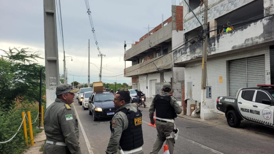 Lei Seca atuando em Caicó. Foto: PM RN.