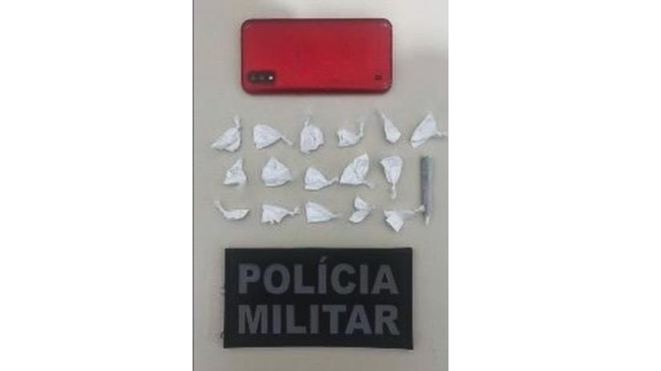 Polícia Militar realiza patrulhamento em Arez e apreende drogas durante prévia de caRio Grande do Norteaval. Foto: PM/RN