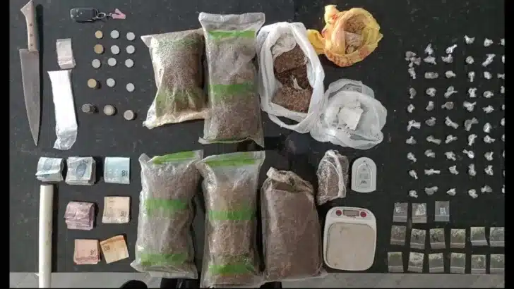 Polícia Militar apreende grande quantidade de drogas na zona Oeste de Natal - Foto: PMRN