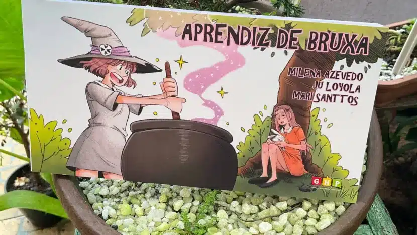 capa livro Aprendiz de bruxa