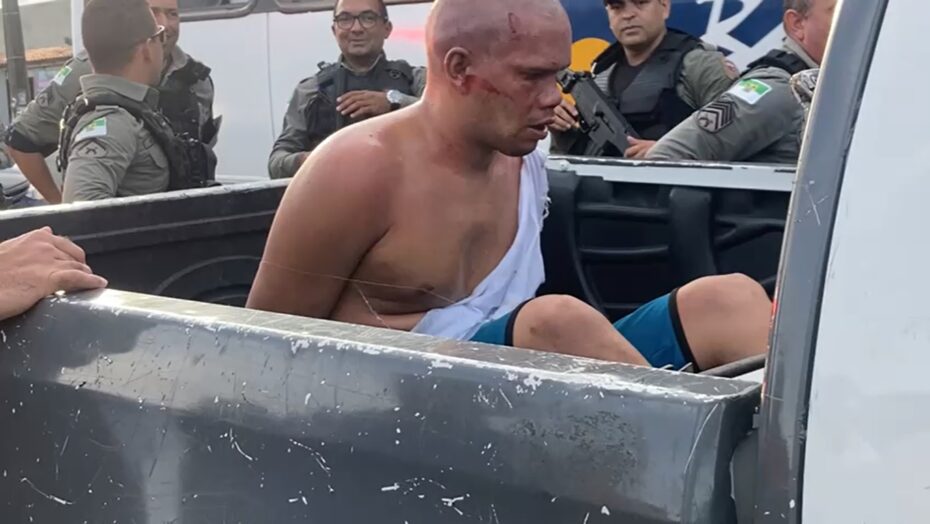Homem foi preso pela polícia / Foto: Reprodução/Redes Sociais