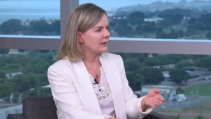 Presidente do PT, a deputada federal Gleisi Hoffmann (PR) concedeu entrevista à CNN / Foto: reprodução CNN