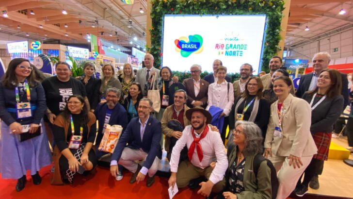 Delegação do RN na Bolsa de Turismo de Lisboa, a maior feira do segmento em Portugal, principal emissor de turistas para o RN. Foto: Beth Medeiros/Governo do RN