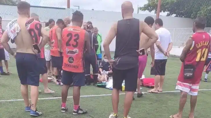 Após infarto, homem morre durante jogo de futebol na Zona Norte de Natal - Foto: Reprodução