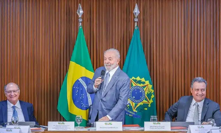 lula primeira reunião ministerial de 2024 foto ricardo Stuckert