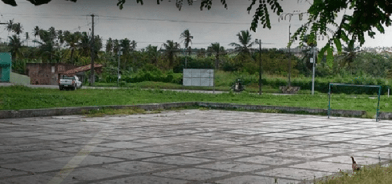 Quadra poliesportiva de Regomoleiro III. em São Gonçalo do Amarante / Foto: reprodução