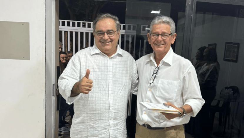 Álvaro Dias e Professor Joca. Foto: Instagram