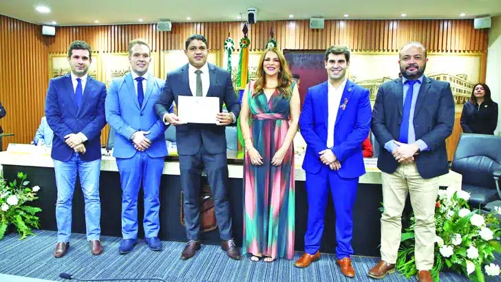 Ricardo Ferreira, diretor da Arena das Dunas ganhou título de cidadão natalense em comemorações de 10 anos do estádio. Foto: Verônica Macedo/CMN