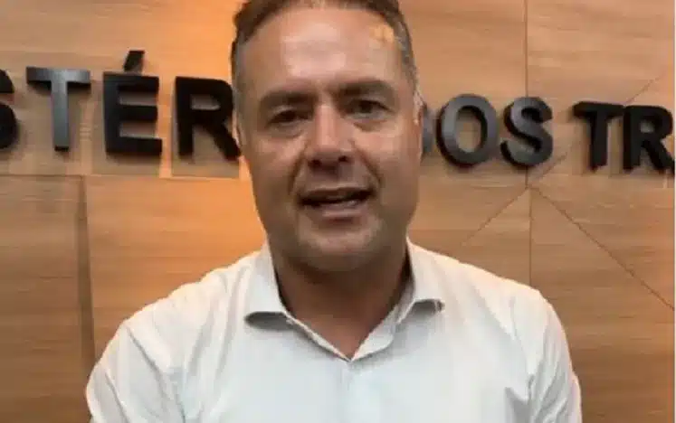 Ministro dos Transportes Renan Filho / Foto: reprodução de vídeo