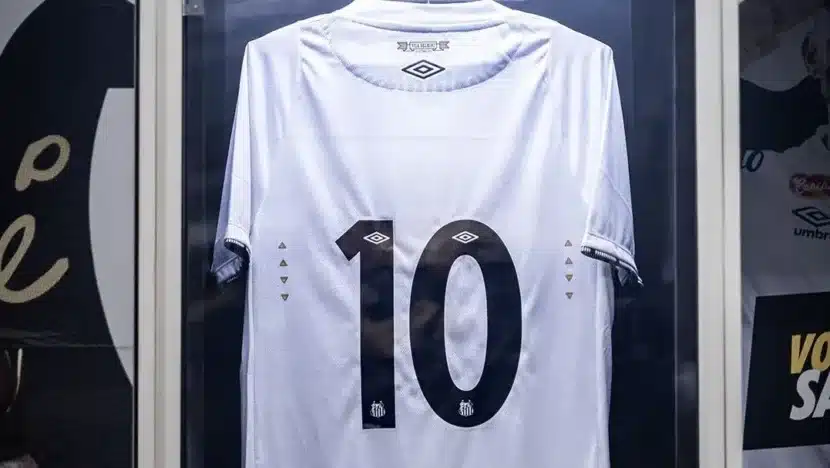 Camisa 10 do Santos ficará guardada até o retoRio Grande do Norteo à Série A do Brasileirão / Foto: Divulgação/Santos