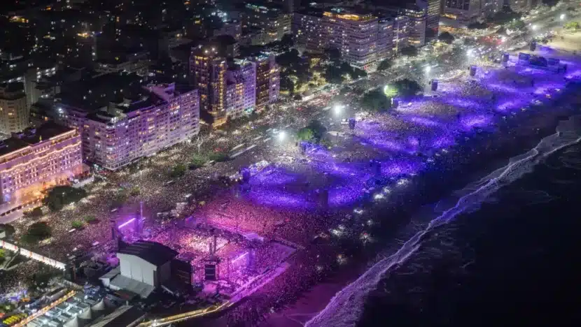 Show de madonna termina com apreensão de pelo menos 160 armas brancas e mais de 2 mil itens irregulares | notícias do rio grande do norte Madonna leva 1,6 milhão de pessoas para festa de 40 anos de carreira. Foto: Reprodução/Riotur