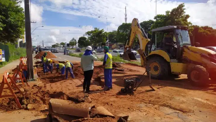 VÍDEO: BR-101 é interditada para reparos no asfalto - Foto: José Aldenir/AgoraRN