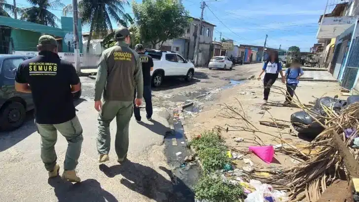 Semurb promove de operação ao combate de água servida em Felipe Camarão - Foto: Divulgação/Semurb