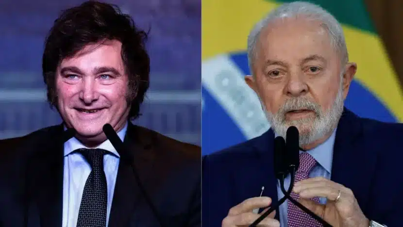 Milei e Lula nunca tiveram reunião bilateral desde a posse de Milei, em dezembro / Foto: undefined