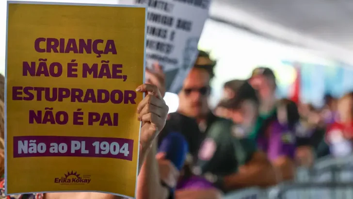 Protesto contra PL do Aborto. Foto Marcelo Camargo Agência Brasil