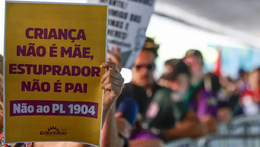 Protesto contra PL do Aborto. Foto Marcelo Camargo Agência Brasil