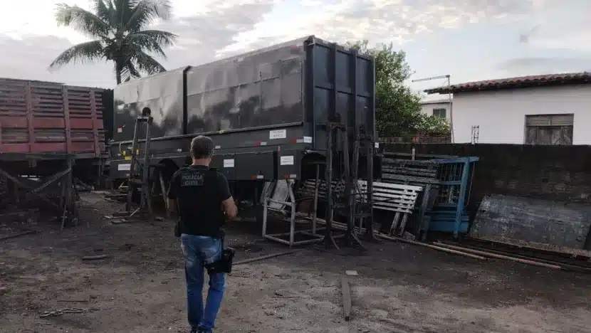 Polícia Civil recupera equipamento de manutenção eólica. Foto: Divulgação.