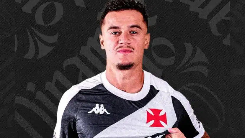 Vasco anuncia retoRio Grande do Norteo de Philippe Coutinho