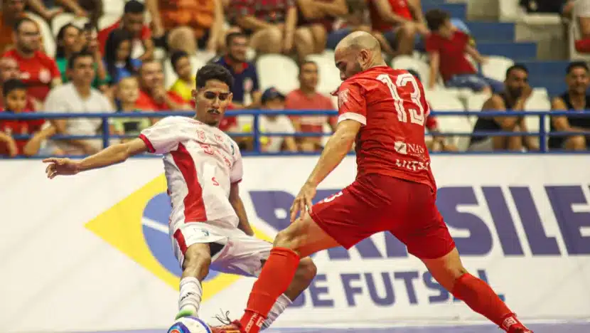 América durante partida do futsal / Foto: América