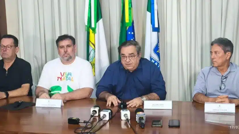 Prefeito disse que grupo político está tentando atrasar o projeto de engora da praia de Ponta Negra | Foto: Reprodução