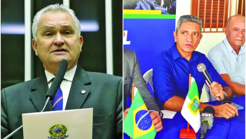 Deputado federal General Girão (PL) e Candidato a prefeito Salatiel (PL) / Foto: montagem