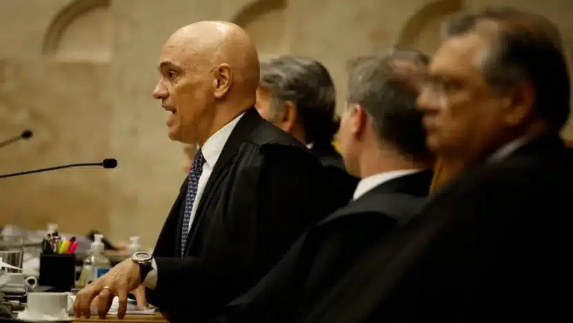 Moraes usou órgão do tse contra bolsonaristas que xingaram ministros em ny, diz folha | notícias do rio grande do norte Alexandre de Moraes, ministro do STF / Foto: Reprodução Intercept Brasil