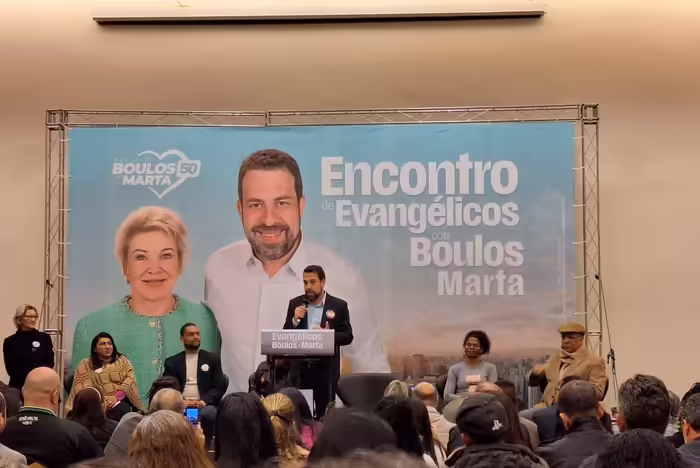Boulos chama marçal e nunes de “falsos profetas” em ato de evangélicos | notícias do rio grande do norte Guilherme Boulos em campanha / Foto: Juliana Arreguy/Metrópoles