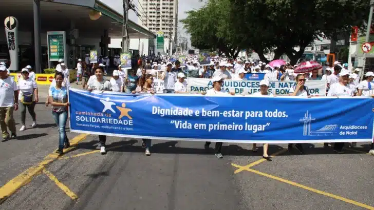 Caminhada da solidariedade