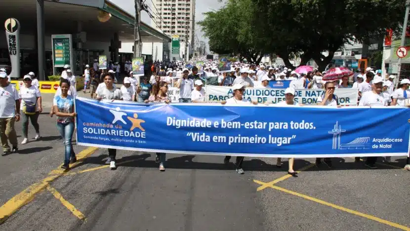 Caminhada da solidariedade