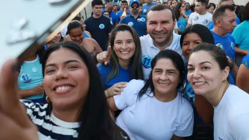 Ato de campanha de Emídio Jr (PP) / Foto: Reprodução
