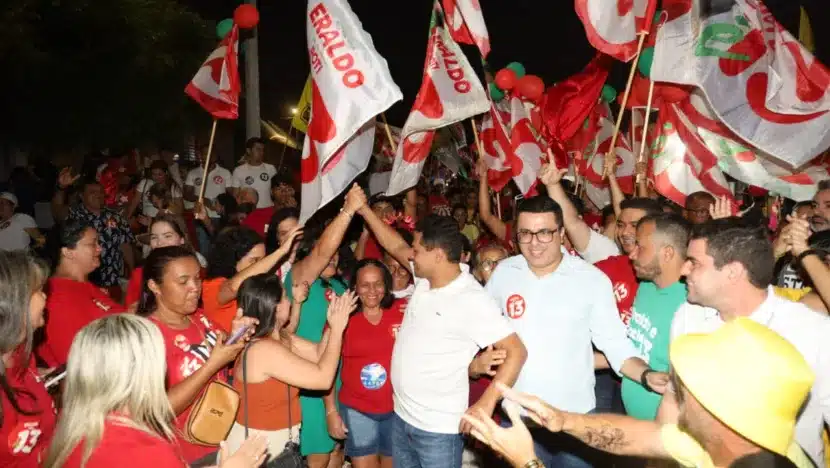 Eraldo e poti realizam caminhada de campanha em santo antônio | notícias do rio grande do norte Eraldo Paiva participou de evento de campanha nesta terça-feira 20 / Foto: divulgação
