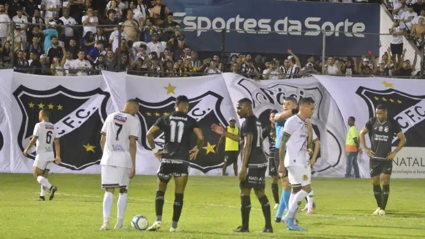 Partida entre ABC e Aparecidense / Foto: José Aldenir - Agora RN