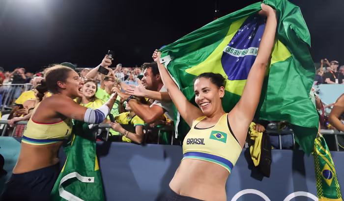 Ana Patrícia e Duda nas Olimpíadas / Foto: Lars Baron/Getty Images
