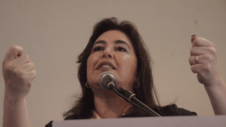 Ministra do Planejamento e Orçamento, Simone Tebet (MDB) em Natal / Foto: José Aldenir - Agora RN