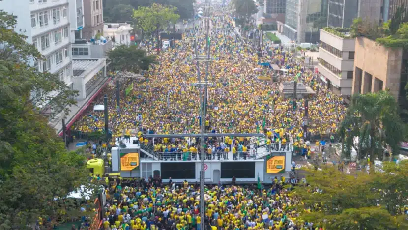 MANIFESTAÇÃO NO 07 DE SETEMBRO AV PAULISTA SP