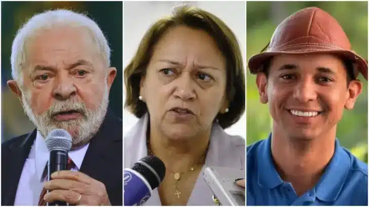 Lula, Fátima e Allyson foram avaliados em pesquisa da Exatus / Foto: montagem